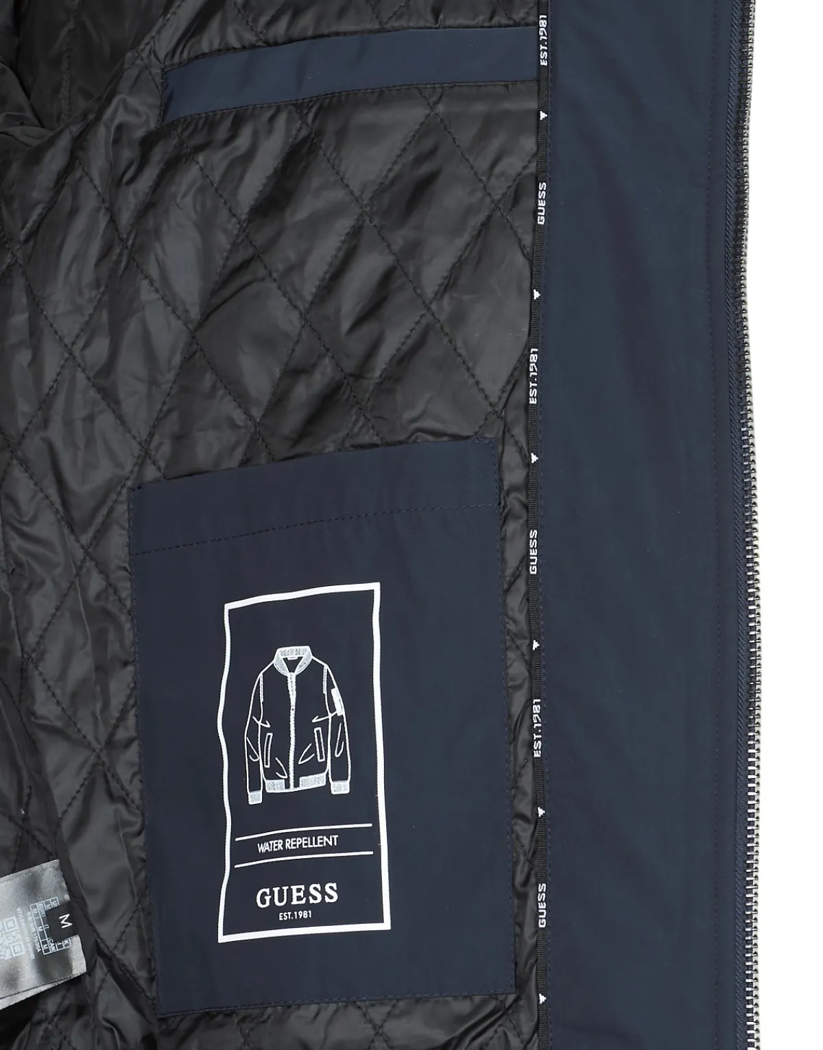 Guess SATIN BOMBER-Homme Vestes