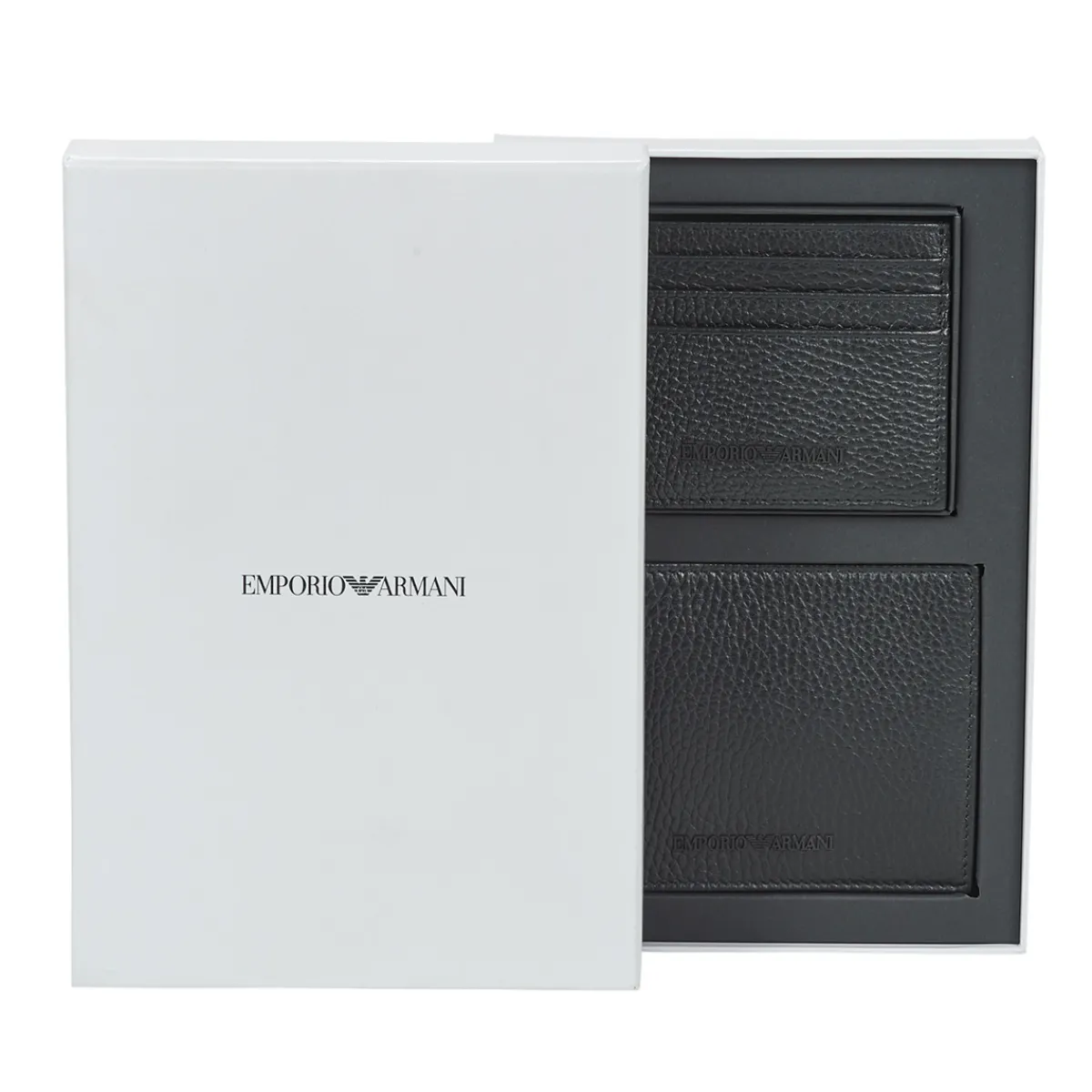 Emporio Armani SET 2 PEZZI-Homme Portefeuilles / Porte-Monnaie