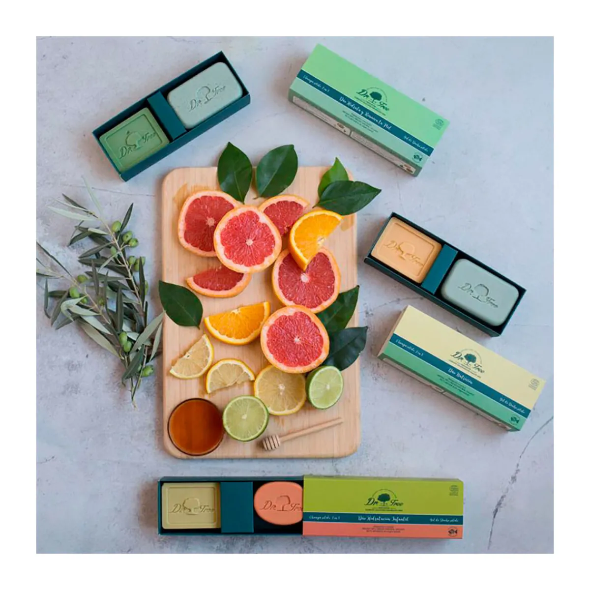 Dr. Tree Shampooing Et Gel Solides Hydratation Pour Enfants Etui Peaux S-Homme Soins Corps & Bain