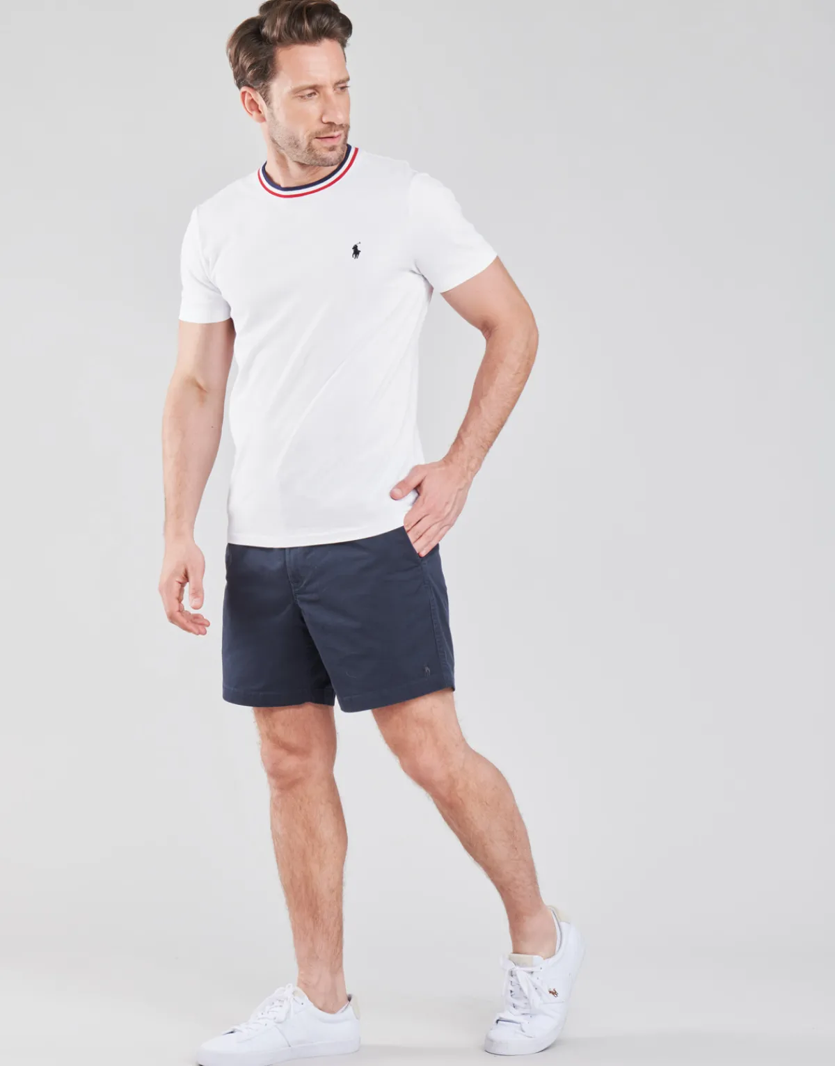 Polo Ralph Lauren SHORT "PREPSTER" EN CHINO LEGER AVEC CORDON DE SERAGE-Homme Shorts & Bermudas