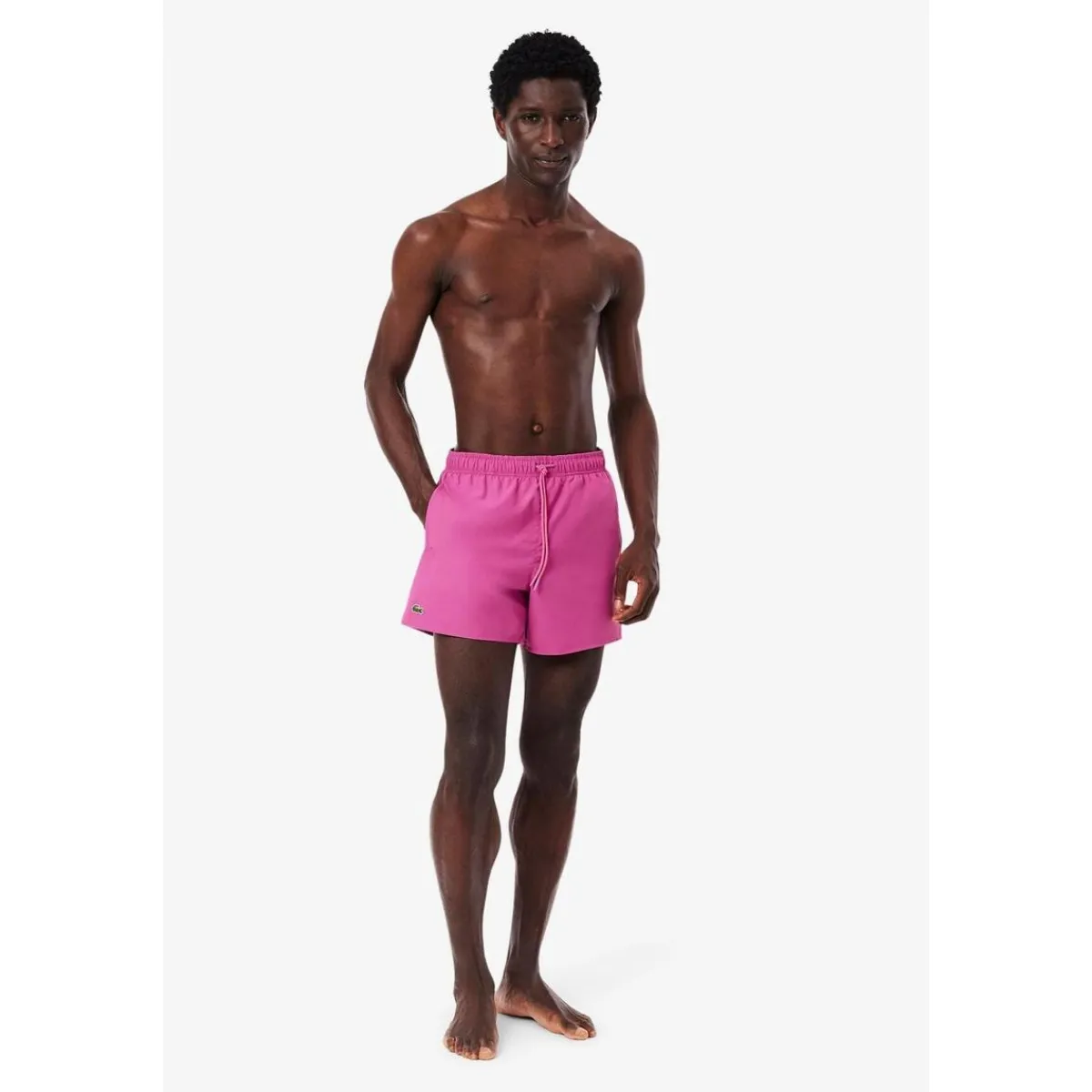 Lacoste SHORT SLEEVED RIBBED COLLAR-Homme Maillots & Shorts De Bain