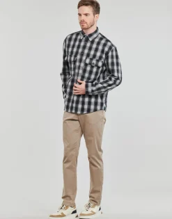 Selected SLHLOOSEMASON-FLANNEL OVERSHIRT NOOS-Homme Chemises
