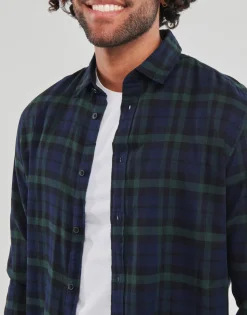 Selected SLHSLIMOWEN-FLANNEL SHIRT LS NOOS-Homme Chemises