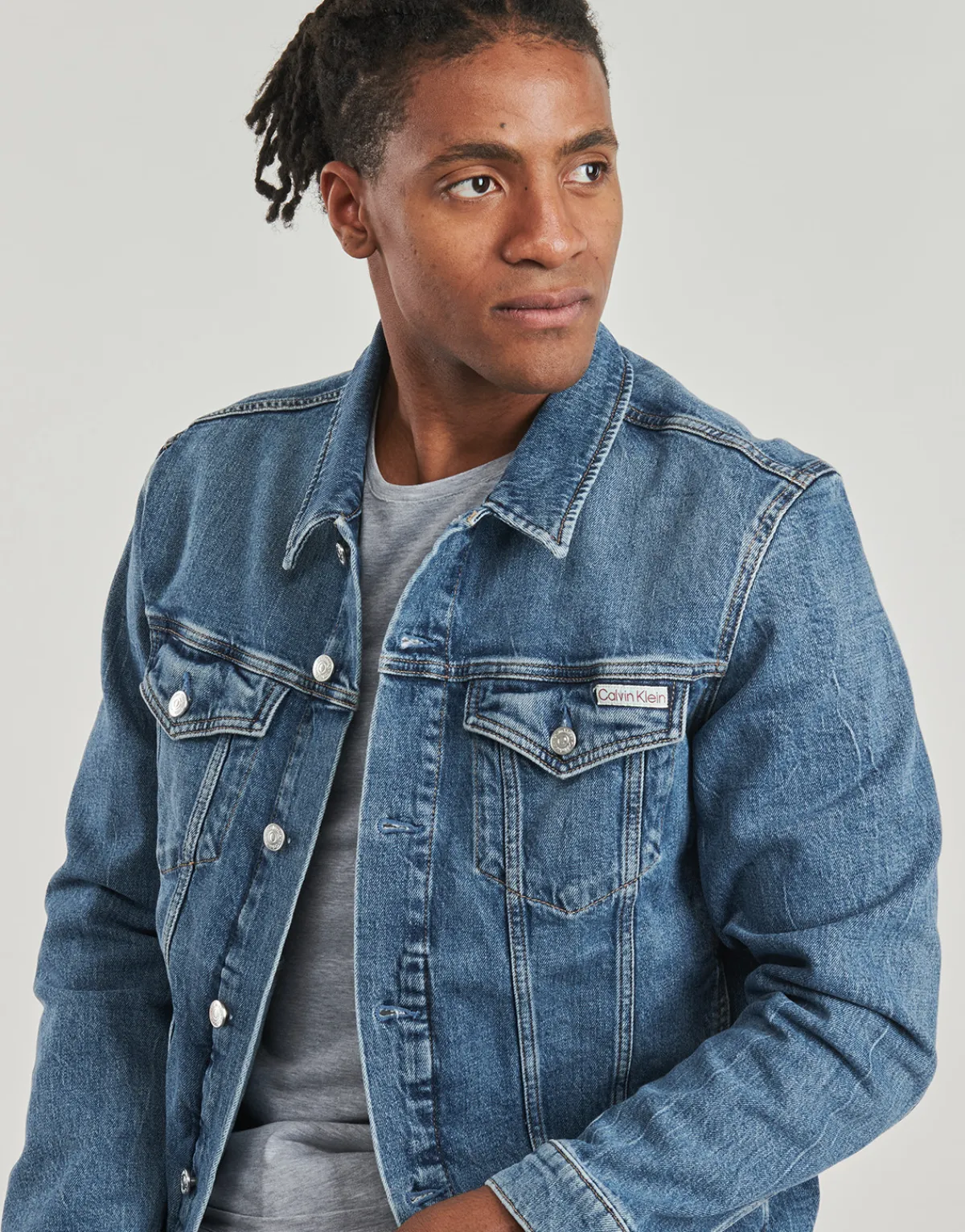 Calvin Klein Jeans SLIM DENIM JACKET-Homme Vestes|Vestes