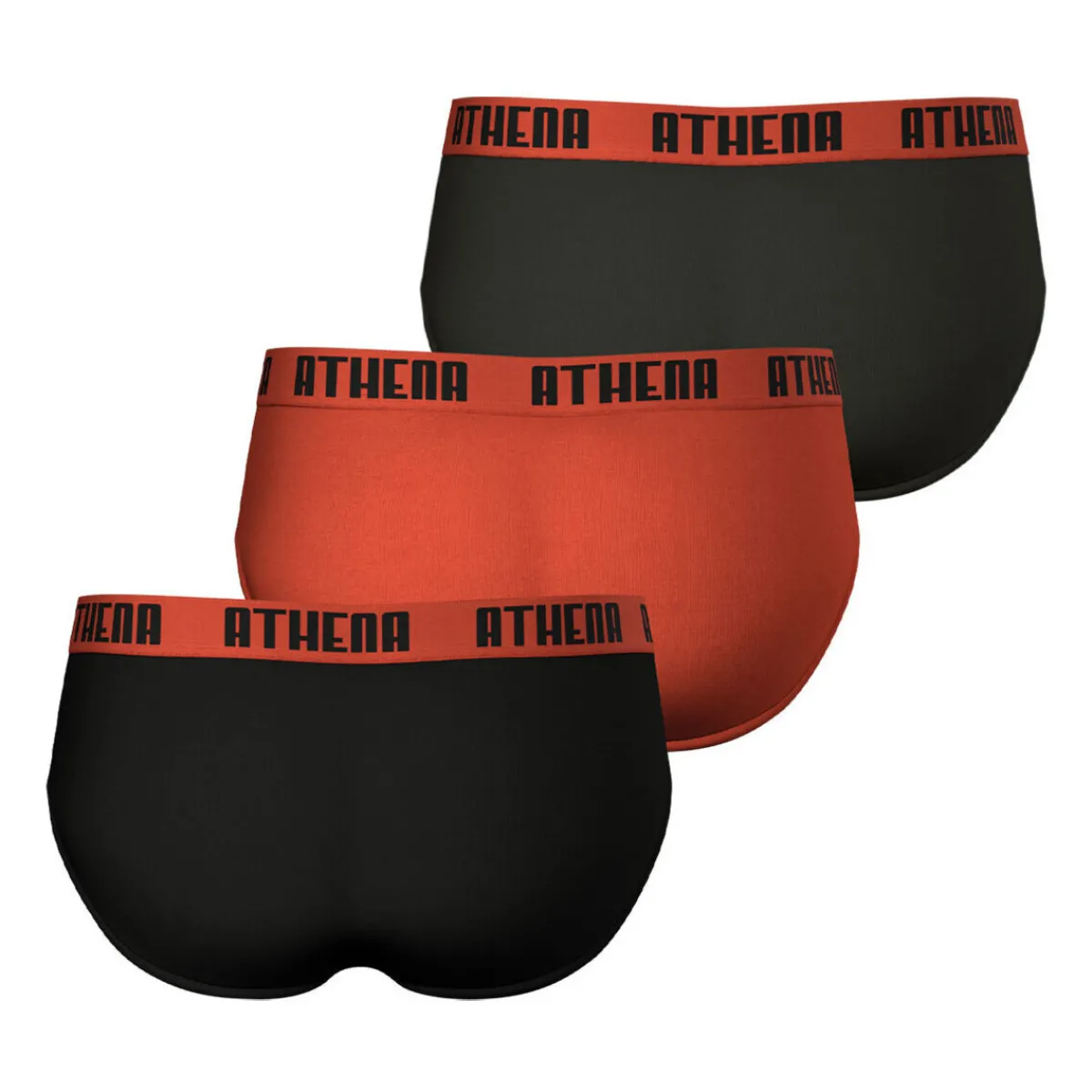Athena slip, lot de 3, BASIC COLOR-Homme Slips