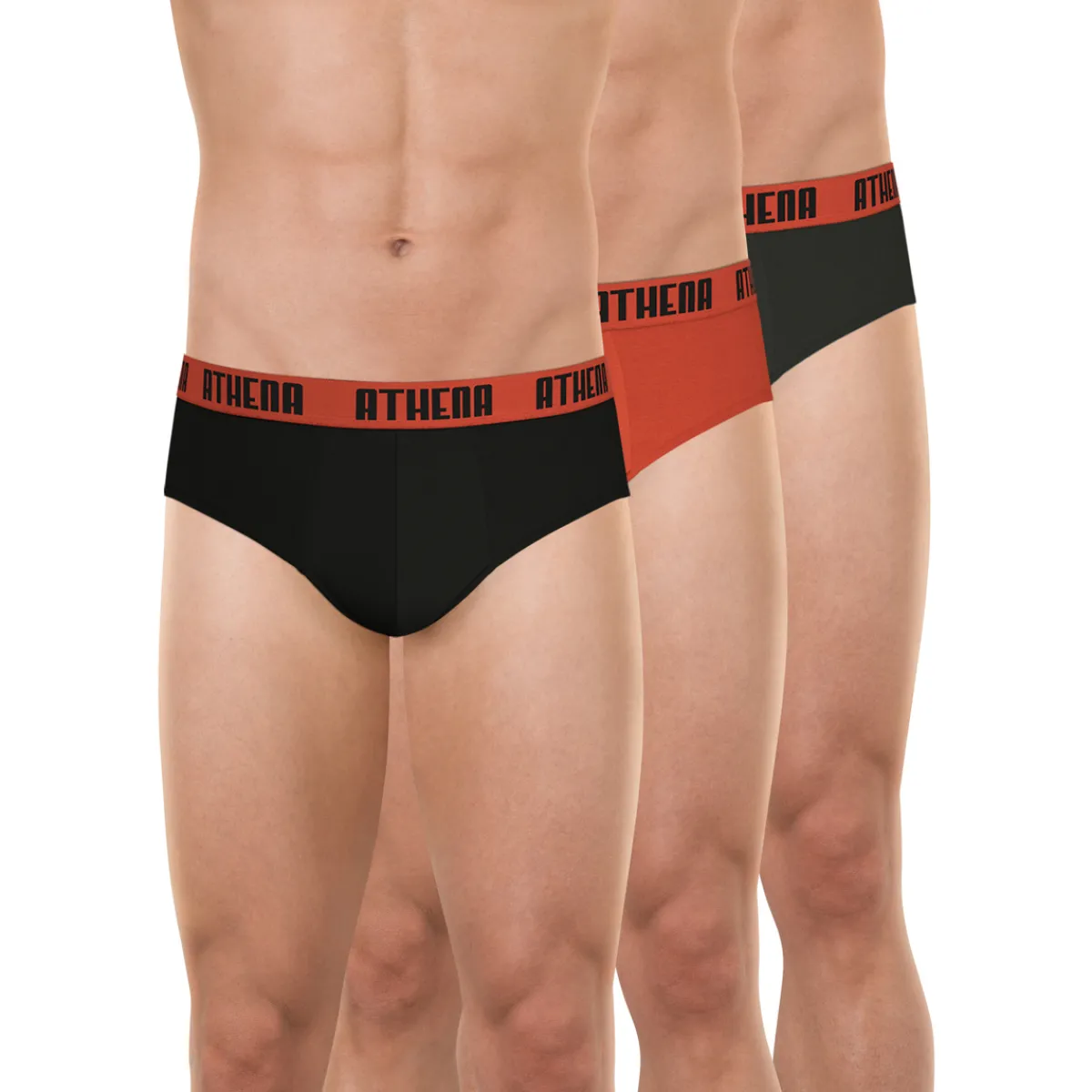 Athena slip, lot de 3, BASIC COLOR-Homme Slips