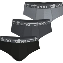 Athena Slips, lot de 3, en coton confort-Homme Slips