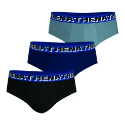 Athena Slips, lot de 3, en coton confort-Homme Slips