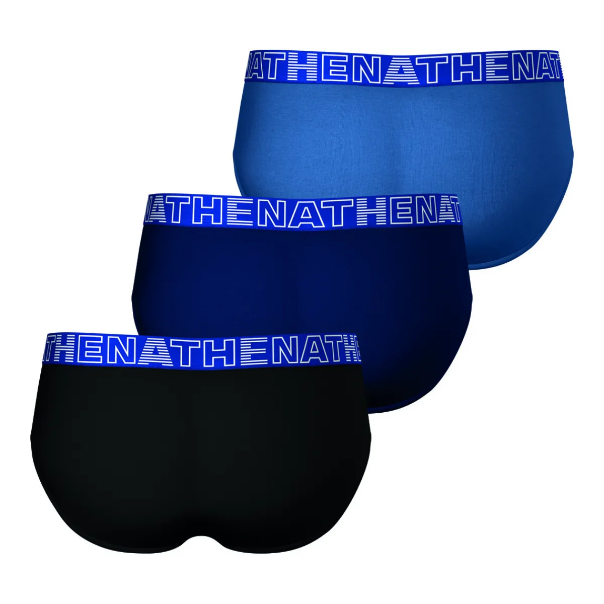 Athena Slips, lot de 3, en coton confort-Homme Slips