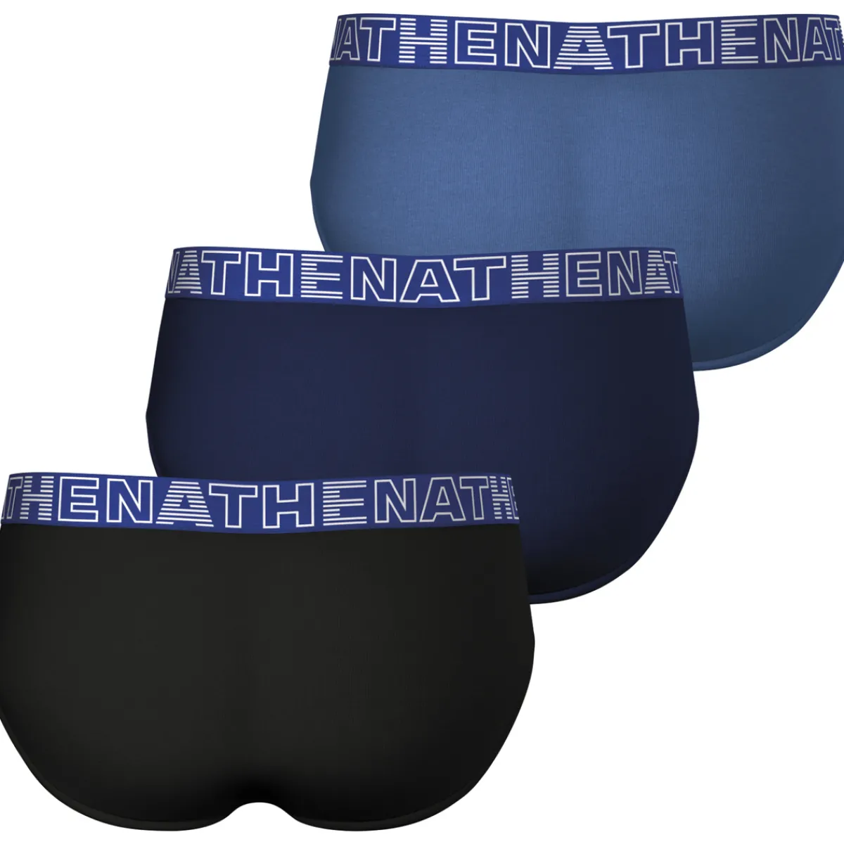 Athena Slips, lot de 3, en coton confort-Homme Slips