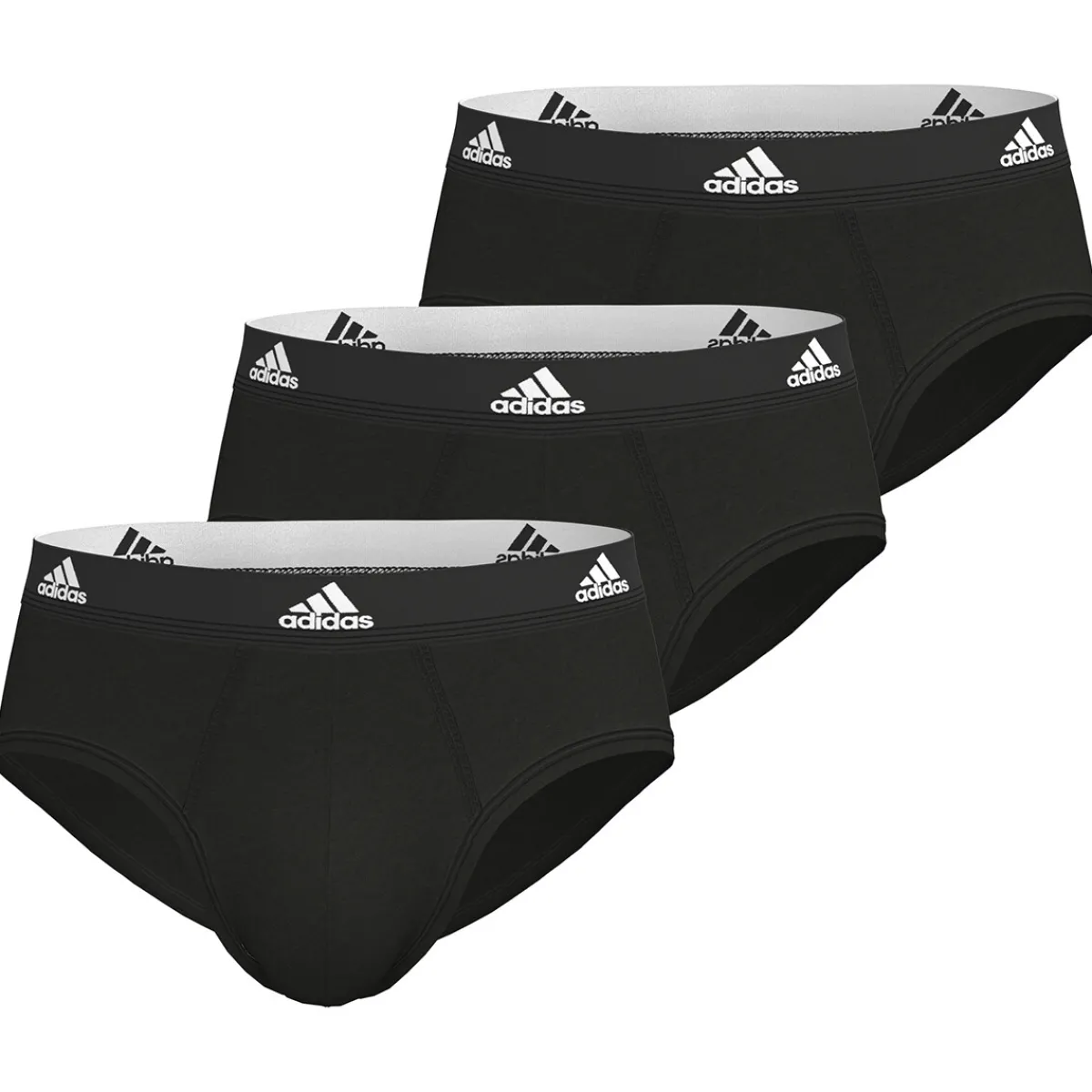 adidas Slips, lot de 3, active flex coton-Homme Slips