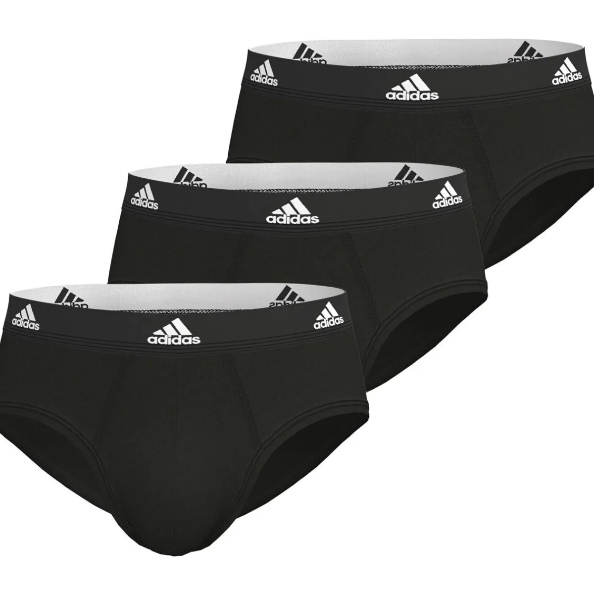 adidas Slips, lot de 3, active flex coton-Homme Slips