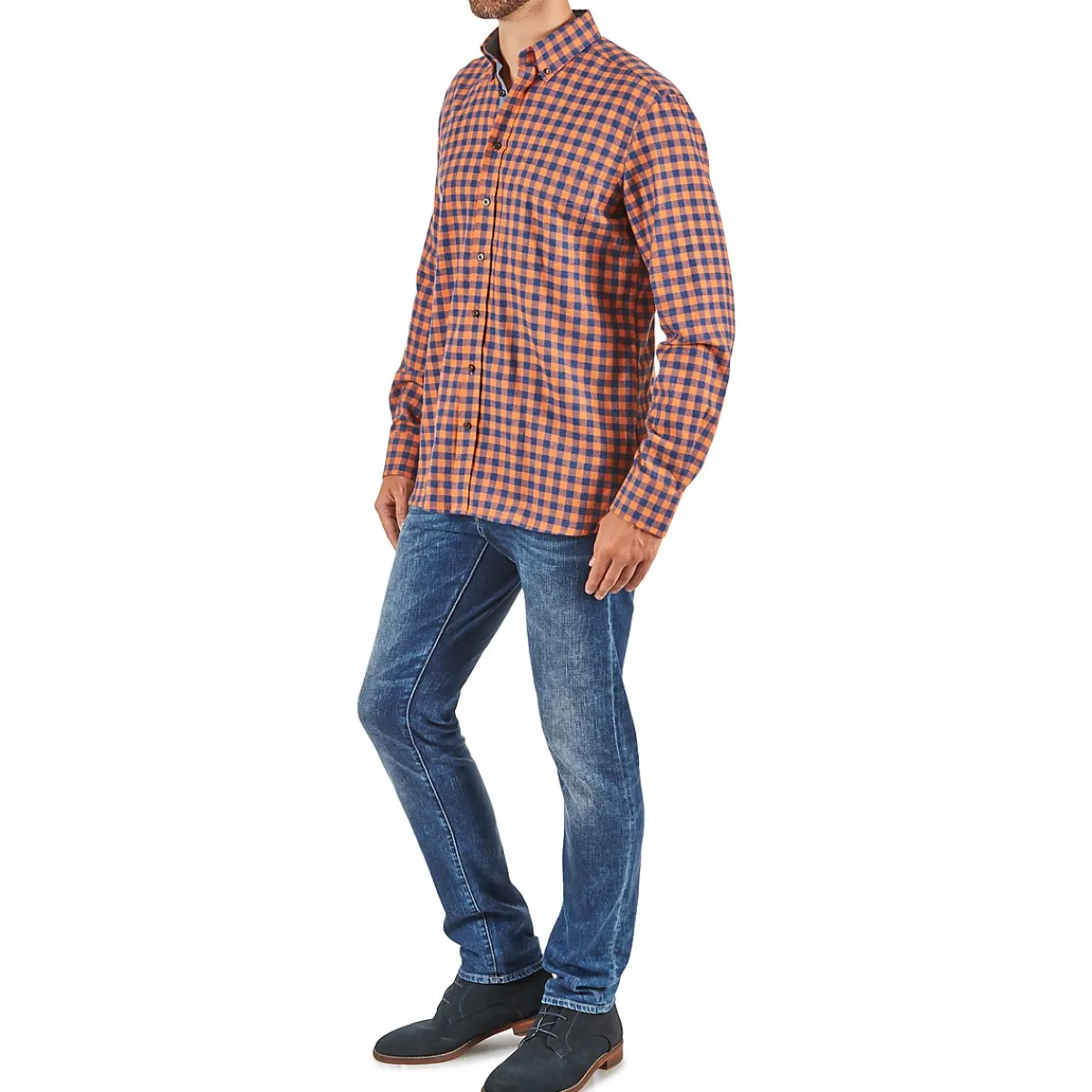Hackett SOFT BRIGHT CHECK-Homme Chemises