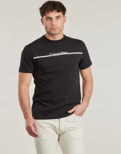 Calvin Klein Jeans SPLIT LINE LOGO T-SHIRT-Homme T-Shirts & Polos