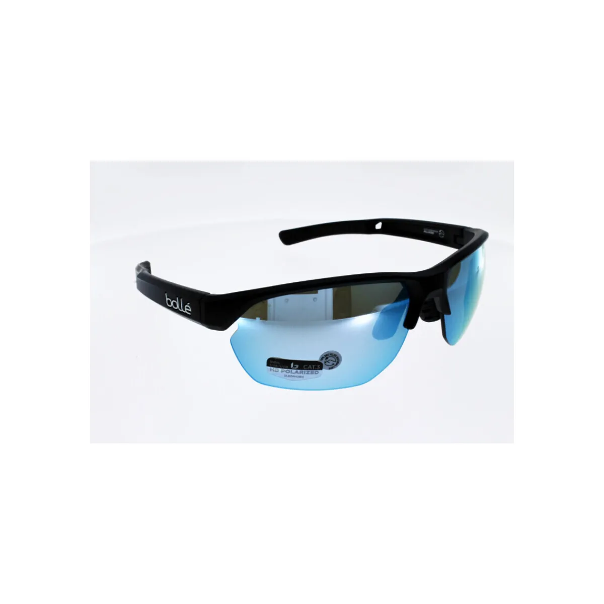Bolle Sport 65009 Victus Noir mat verre Sky blue polarisé-Homme Lunettes De Soleil
