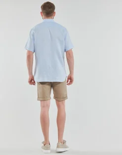 Timberland SS MILL RIVER LINEN SHIRT SLIM-Homme Chemises