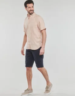 Timberland SS MILL RIVER LINEN SHIRT SLIM-Homme Chemises