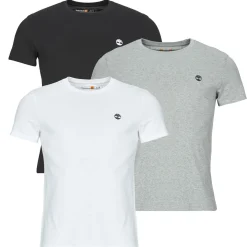 Timberland SS 3xPack Basic Jersey Crew Tee Slim-Homme T-Shirts & Polos