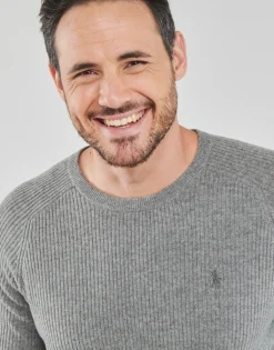 Polo Ralph Lauren S224SV07B-LS RIB CN-LONG SLEEVE-PULLOVER-Homme Pulls & Gilets