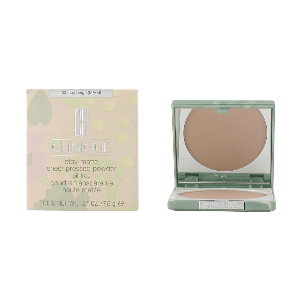 Clinique Stay Matte Sheer Poudre 03-stay Beige-Homme Maquillage Teint
