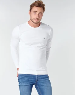Tommy Hilfiger STRETCH SLIM FIT LONG SLEEVE TEE-Homme T-Shirts & Polos|T-Shirts & Polos