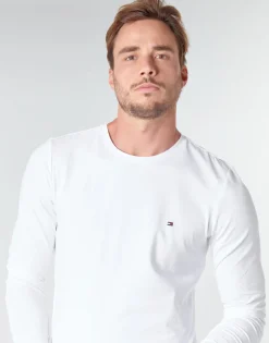 Tommy Hilfiger STRETCH SLIM FIT LONG SLEEVE TEE-Homme T-Shirts & Polos|T-Shirts & Polos