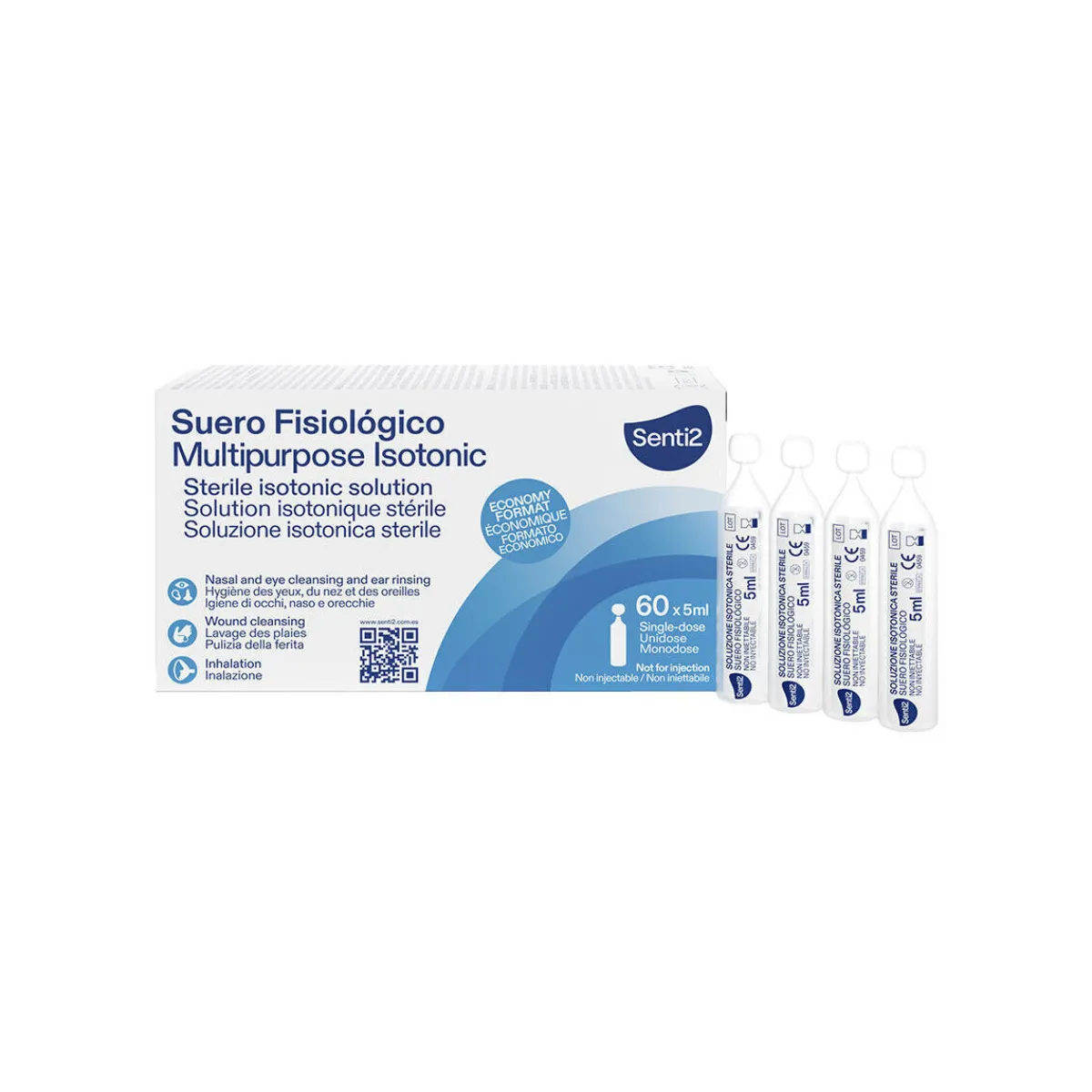 Senti2 Suero Fisiológico 60 X-Homme Soins Corps & Bain