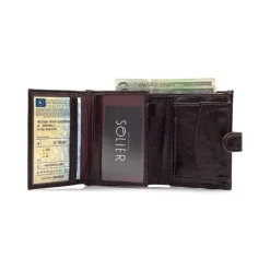 Solier SW01B-Homme Portefeuilles / Porte-Monnaie