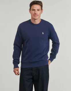 Polo Ralph Lauren SWEAT COL ROND MOLLETONNE TERRY-Homme Sweats & Polaires