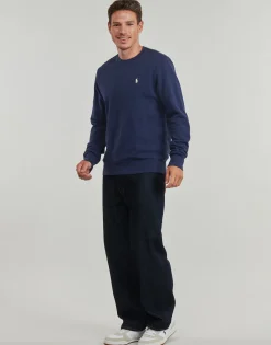 Polo Ralph Lauren SWEAT COL ROND MOLLETONNE TERRY-Homme Sweats & Polaires