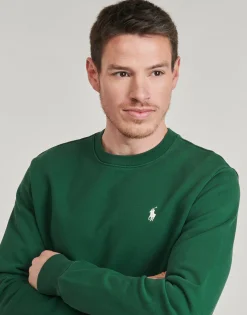 Polo Ralph Lauren SWEAT COL ROND MOLLETONNE TERRY-Homme Sweats & Polaires