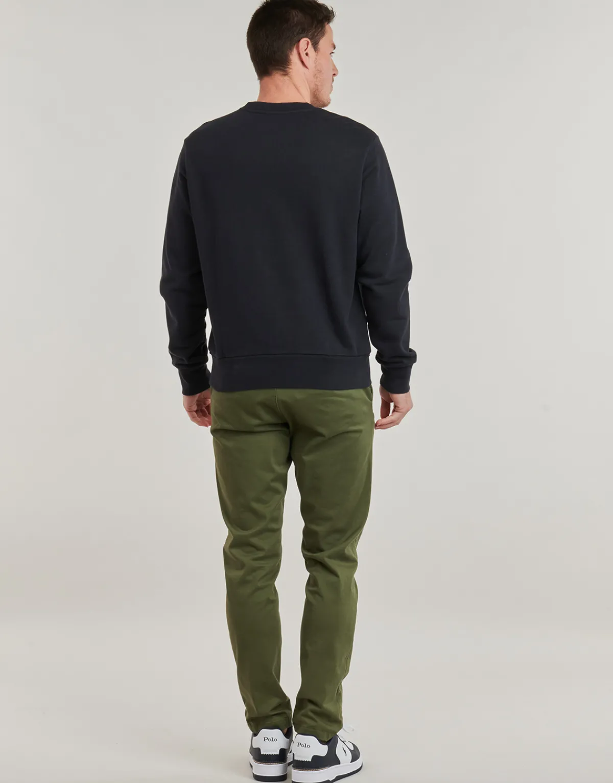 Polo Ralph Lauren SWEAT COL ROND MOLLETONNE TERRY-Homme Sweats & Polaires|Sweats & Polaires