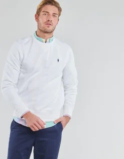 Polo Ralph Lauren SWEAT COL ROND MOLTONE EN COTON-Homme Sweats & Polaires|Sweats & Polaires