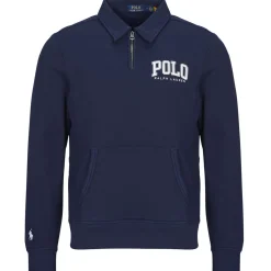 Polo Ralph Lauren SWEATESHIRT DEMI ZIP LOGO BRODE-Homme Sweats & Polaires