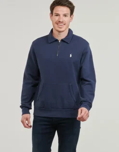 Polo Ralph Lauren SWEATSHIRT DEMI ZIP EN MOLLETON-Homme Sweats & Polaires