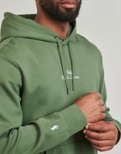 Polo Ralph Lauren SWEATSHIRT DOUBLE KNIT TECH POLO SCRIPT CENTRAL-Homme Sweats & Polaires