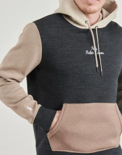 Polo Ralph Lauren SWEATSHIRT DOUBLE KNIT TECH LOGO CENTRAL-Homme Sweats & Polaires