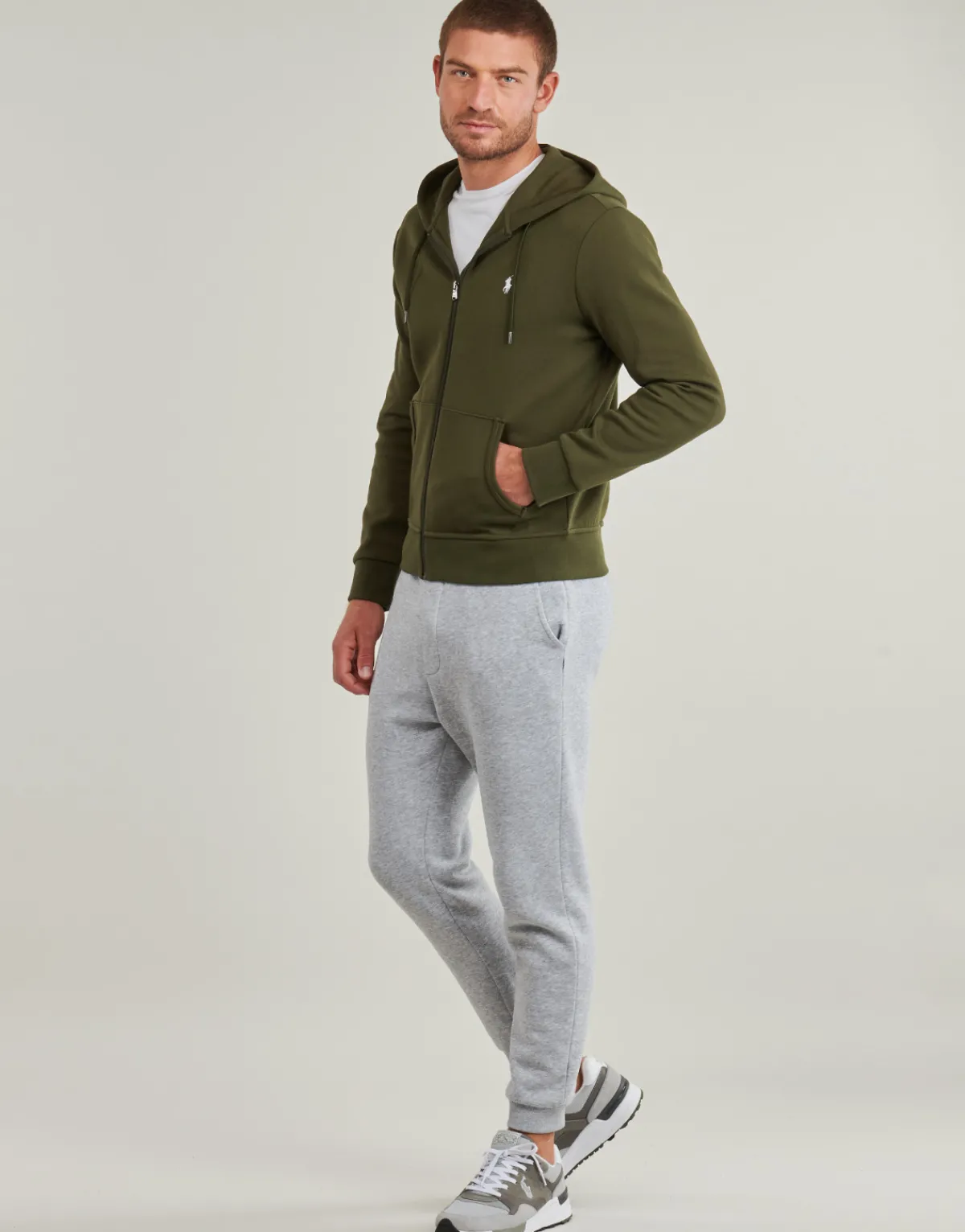 Polo Ralph Lauren SWEATSHIRT ZIPPE EN DOUBLE KNIT TECH-Homme Sweats & Polaires|Sweats & Polaires