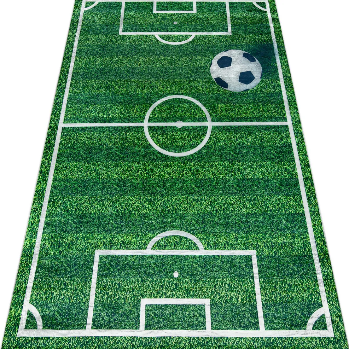 Rugsx Tapis lavable BAMBINO 51760 Terrain, football pour 200x290 cm-Homme Football