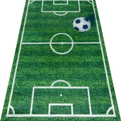 Rugsx Tapis lavable BAMBINO 51760 Terrain, football pour 160x220 cm-Homme Football