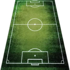 Rugsx Tapis lavable JUNIOR 51307.803 Terrain de football 160x220 cm-Homme Football