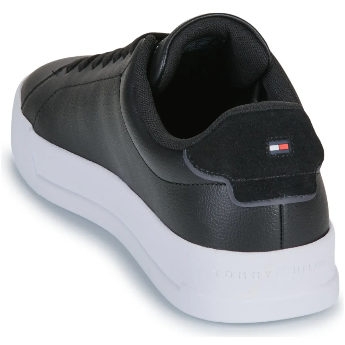 Tommy Hilfiger TH COURT LTH DETAIL ESS-Homme Baskets Mode