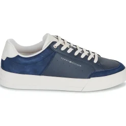 Tommy Hilfiger TH COURT MIX LTH NUBUCK-Homme Baskets Mode