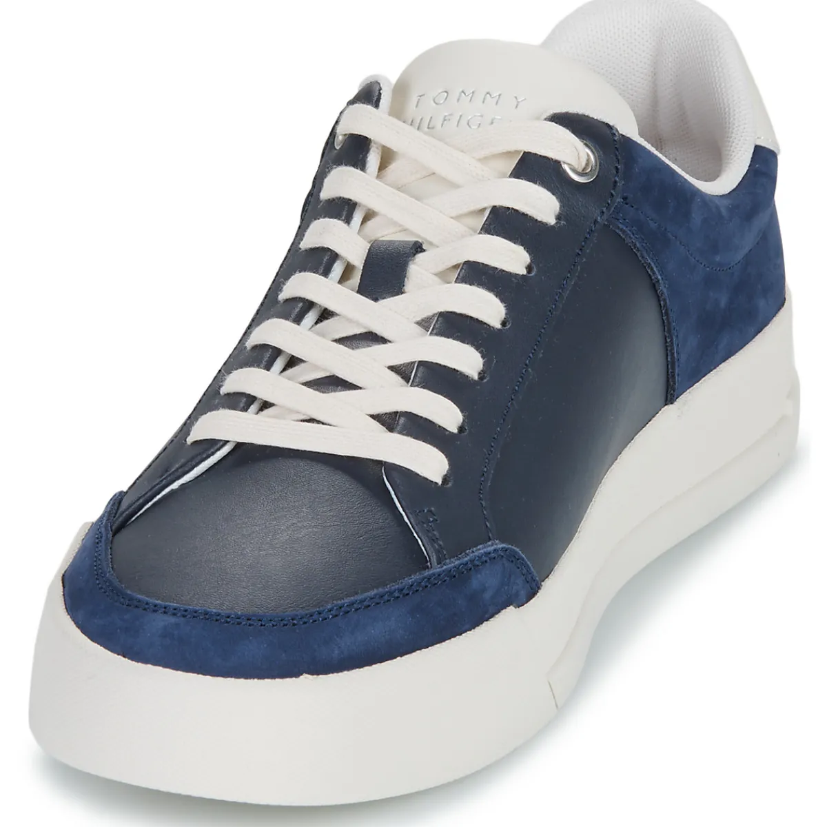 Tommy Hilfiger TH COURT MIX LTH NUBUCK-Homme Baskets Mode