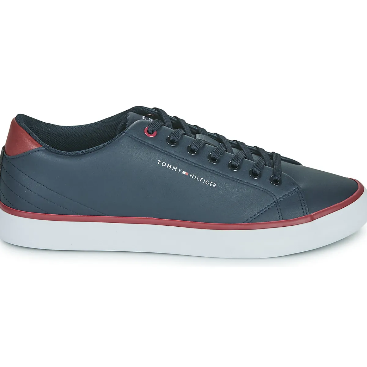 Tommy Hilfiger TH HI VULC CORE LOW LEATHER-Homme Baskets Mode