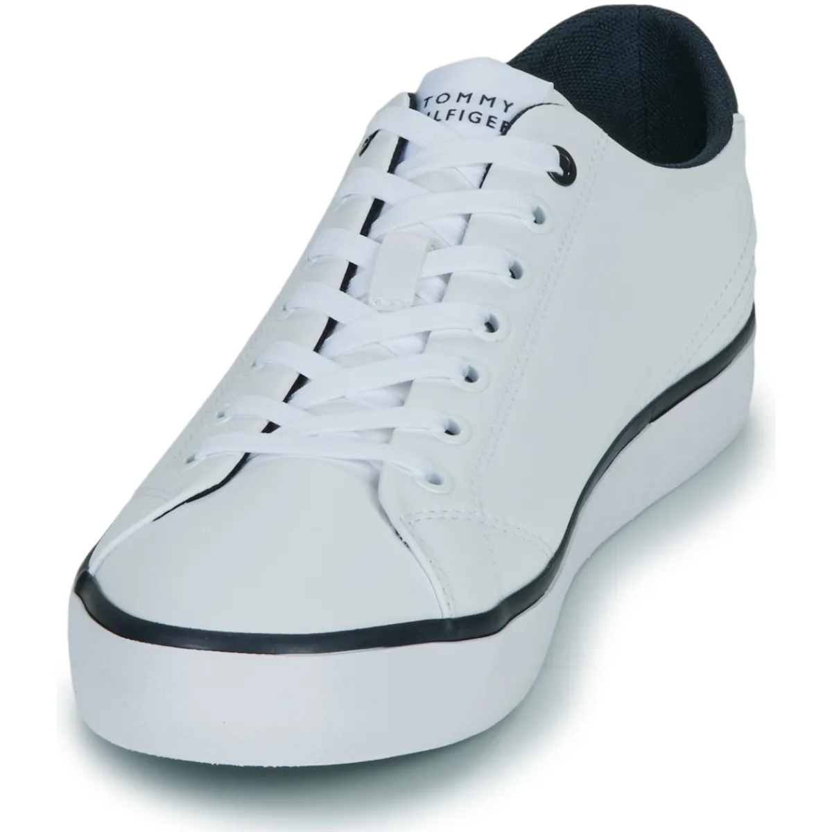 Tommy Hilfiger TH HI VULC CORE LOW LEATHER-Homme Baskets Mode