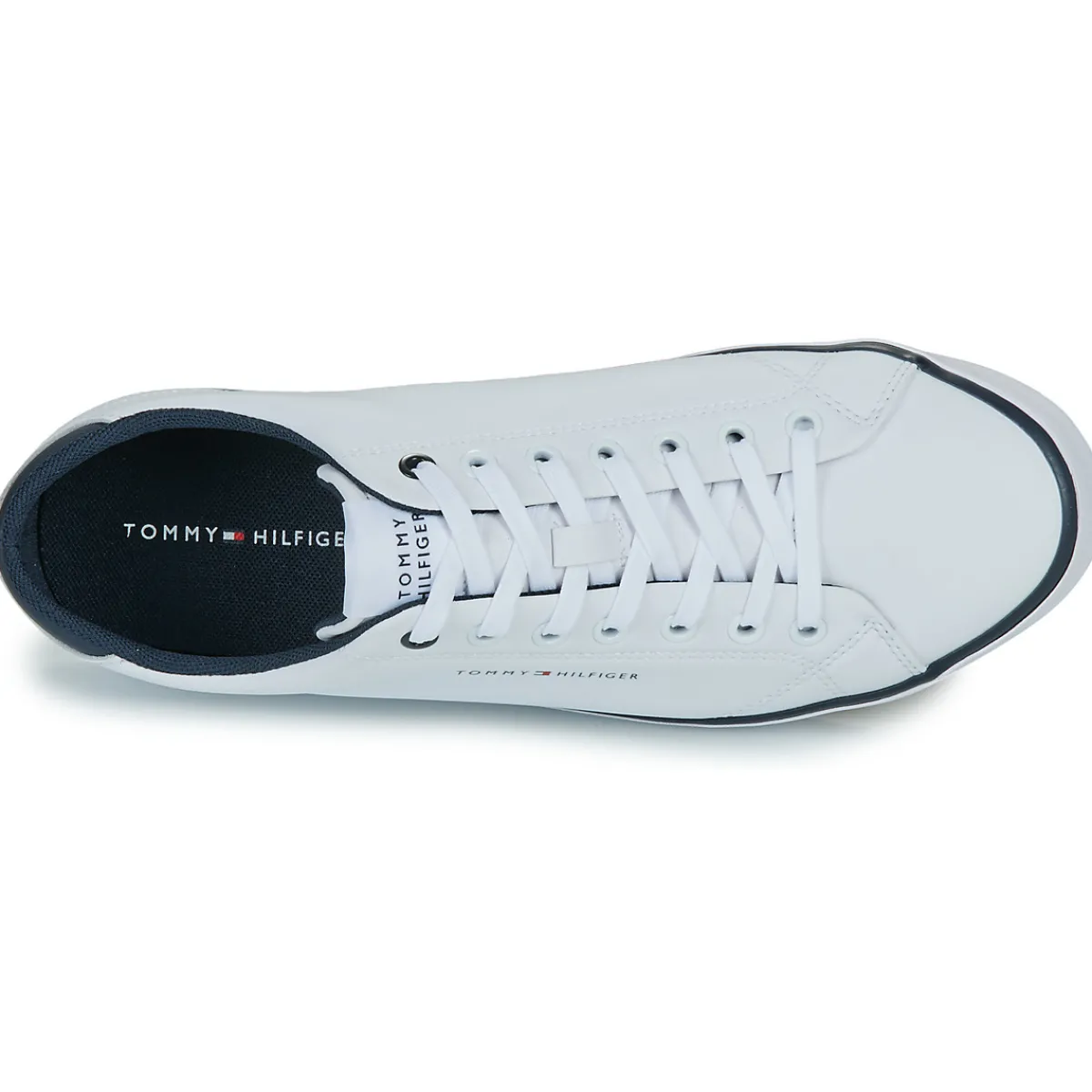 Tommy Hilfiger TH HI VULC CORE LOW LEATHER-Homme Baskets Mode