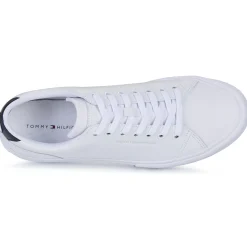 Tommy Hilfiger TH HI VULC STREET LTH PATCH-Homme Baskets Mode