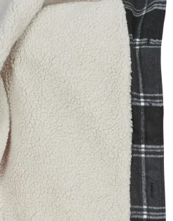Tommy Jeans TJM CHECK SHERPA OVERSHIRT EXT-Homme Chemises