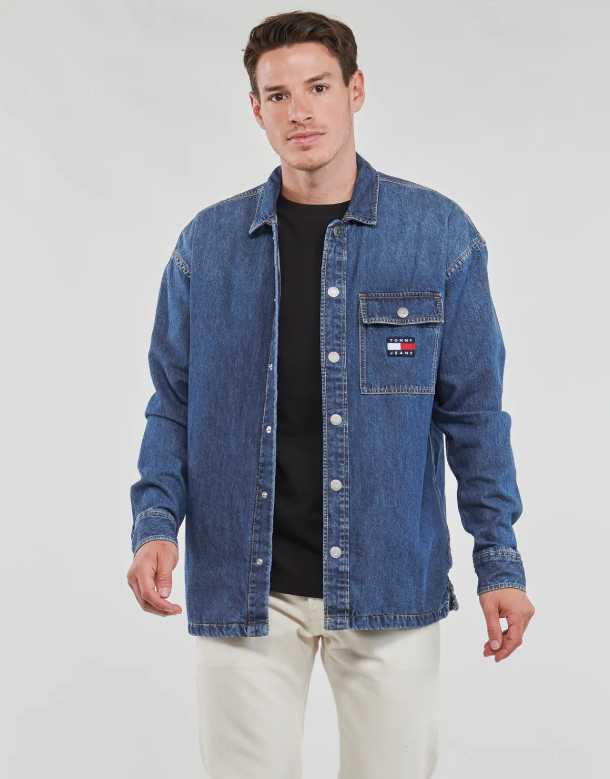Tommy Jeans TJM CLASSIC DENIM OVERSHIRT-Homme Chemises